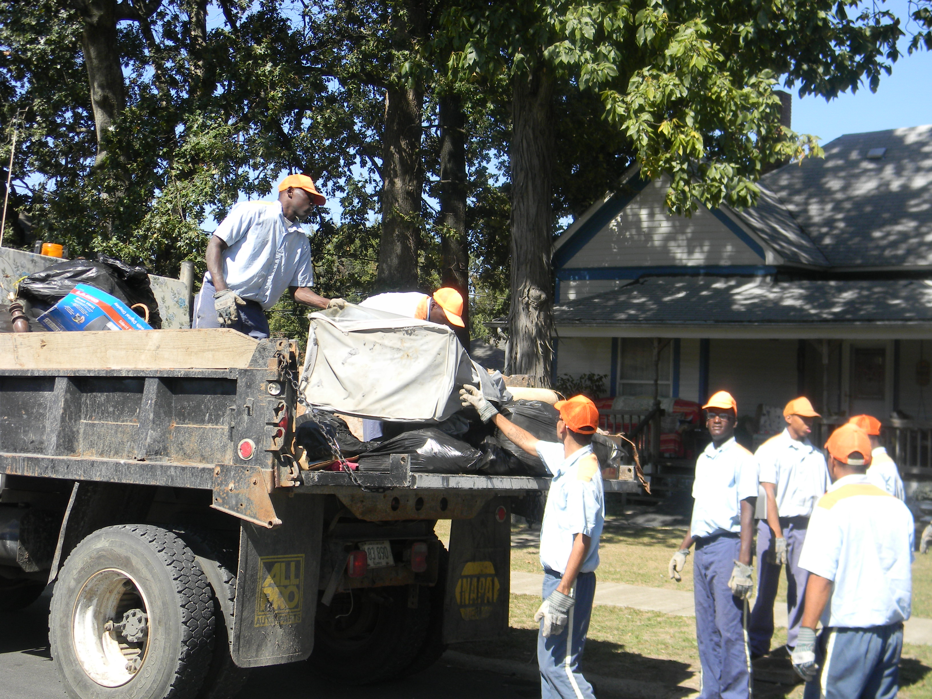 Citywide clean up continues in Sesser Benton, West Frankfort