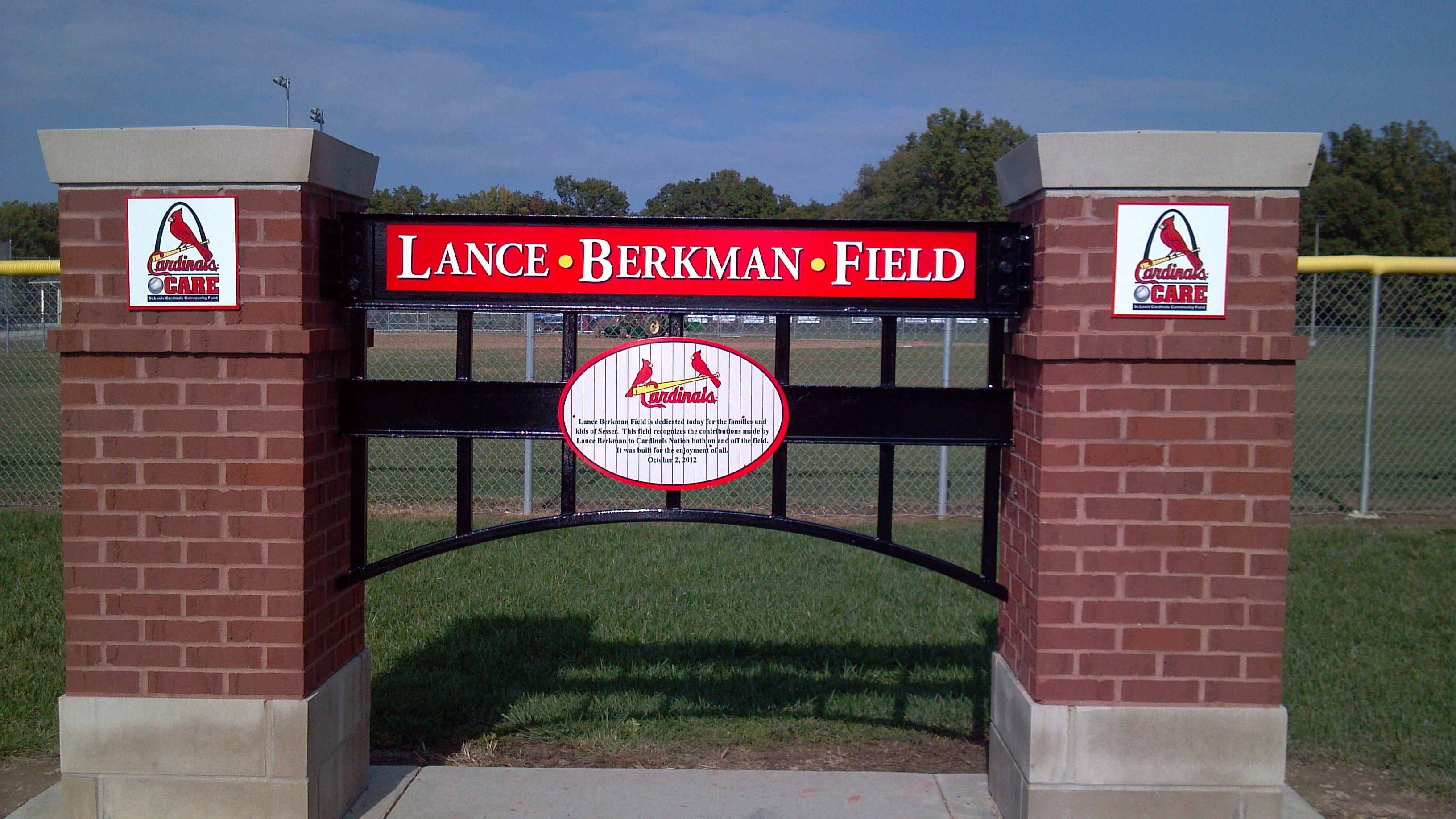 Lance Berkman Field to be dedicated in Sesser Benton, West Frankfort