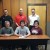 Dakota Head, SITTING, CENTER, signed a national letter of intent last week to play for the RLC Warriors Baseball team. Also pictured is, FRONT, FROM LEFT, his father Chris Head, Dakota Head, and his mother Tammy Head; BACK, BCHS Varsity Head Coach Brett Blondi, RLC Head Coach Tony Etnier, and BCHS Athletic Director Ryan Miller. Click on the image for a larger view.
(RLC Public Information)