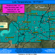 Sunny and seasonal for the next several days….