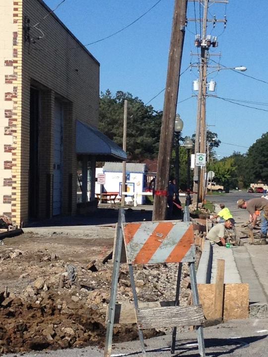 Renovations continue in Sesser's business district Benton, West