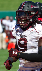 Bryan Presume led the Salukis with 11 tackles to go along with his blocked field goal, which he returned for a touchdown.