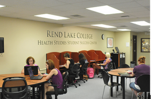 RLC students enrolled in any Allied Health program can visit the Health Studies Student Success Center (HSSSC), located in the Learning Resource Center, to focus on their studies and use special medical equipment. The HSSSC is a great resource for students to get additional experience and extra study time. 