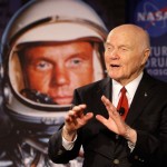 John Glenn in 1962 and 2012 (AP photo)