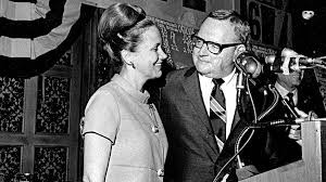 Governor Richard Ogilve (R term 1969-1973) and his wife Dorothy while he was in office (Chicago Tribune photo)