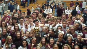 Watching this on video last night, it was an awesome scene to watch the student section storm the floor at Rich Herrin gym (Thank you Penny Henson for letting me use this) 