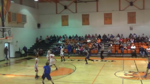 Either Tyson Kessler or Cory WIlce pulls up and hits a three to cut it to a one possession game late in the fourth quarter. (Help me out here) (thompsonvilletigers-YouTube feed)