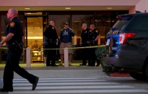 San Antonio police at the crime scene....(Express-News photo)
