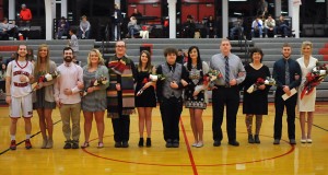 The RLC 2017 Homecoming Court is, FROM LEFT, Nick Marlo of Sesser; Cali Carney of Benton; Tanner Maskey of Springfield; Hannah Poynter of Louisville, Ky.; Conner Jackson of Bluford; Skylyn Simpson of Sesser; Damien Wilburn of Thompsonville; Taylor Aldridge of Eldorado; Lane Bradley of Steeleville; Beth Moats of Wayne City; Wade Hutchens of Ewing; and Grace Pytlinski of Waltonville. (ReAnne Palmer - RLC Media Services 