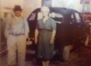 Shorty and "Granny" Dunford, my great grandparents. I would say the photo was in the early 1950's. Shorty passed away in 1957.