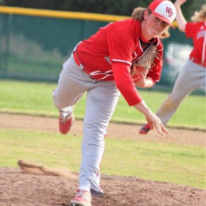 Redbird reliever Brendan Johnson pitches 1 2/3 innings to pick the victory in a come from behind win over Harrisburg Thursday. 