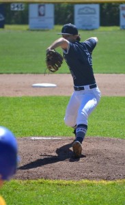 Anderson on the mound in a recent Z-R-C game with Trico. (Randall Risley photo)
