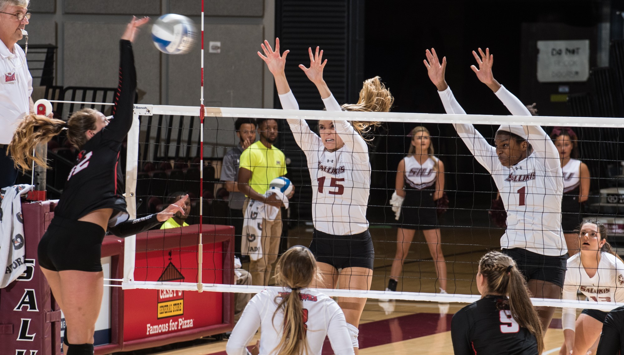 Saluki Volleyball Wins FiveSet Thriller over SEMO Benton, West Frankfort, Illinois News